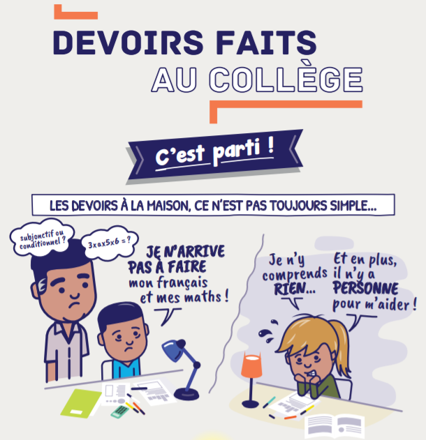 Devoirs faits – infographie pour mieux comprendre