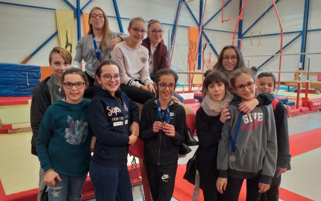 Participation au championnat départemental UNSS de gymnastique