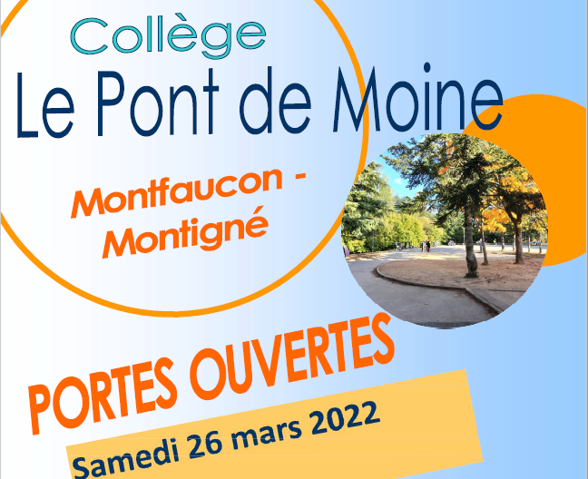 Portes ouvertes : le 26 mars 2022